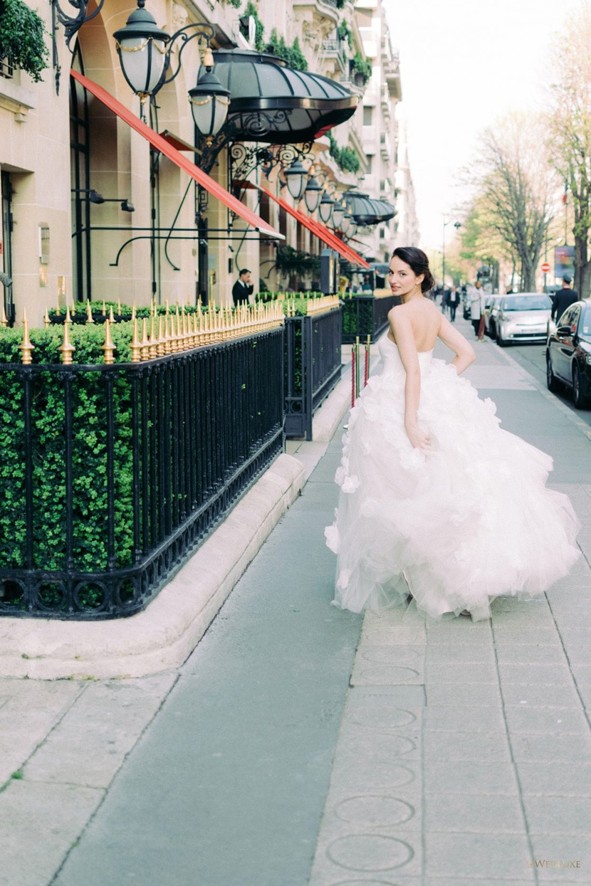 mariée chic à Paris