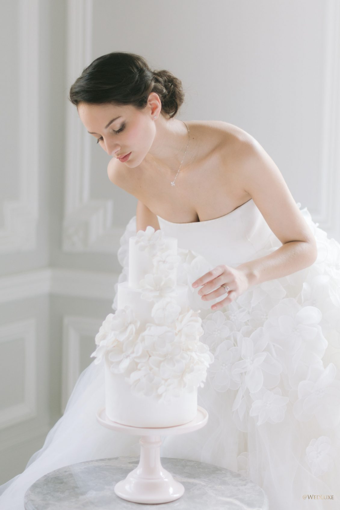 White Wedding fleurs et blanc éclatant