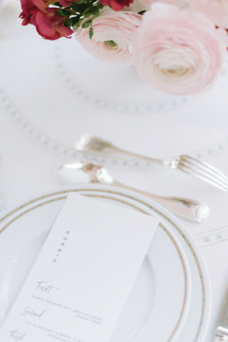 décoration de table pour un mariage à paris 