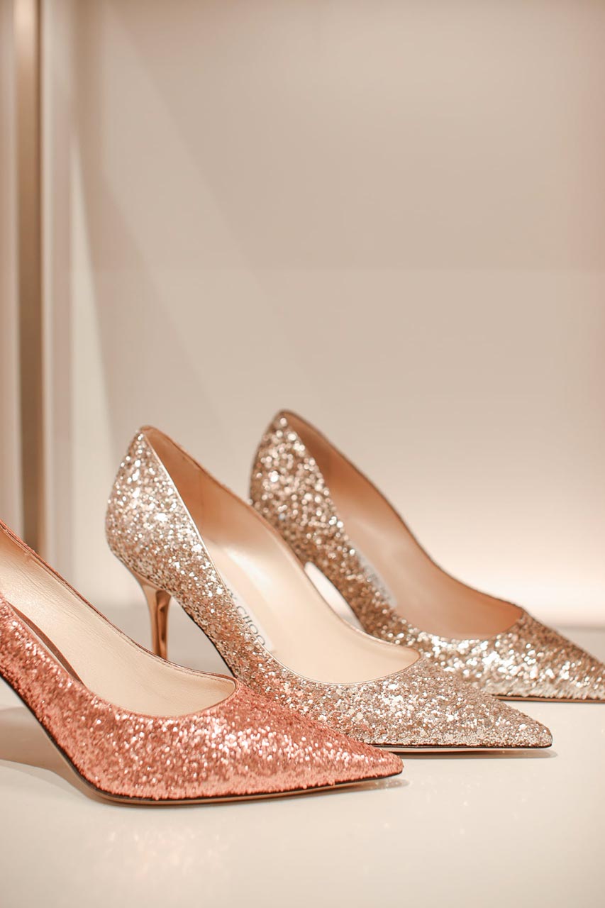 chaussures mariées paillettes