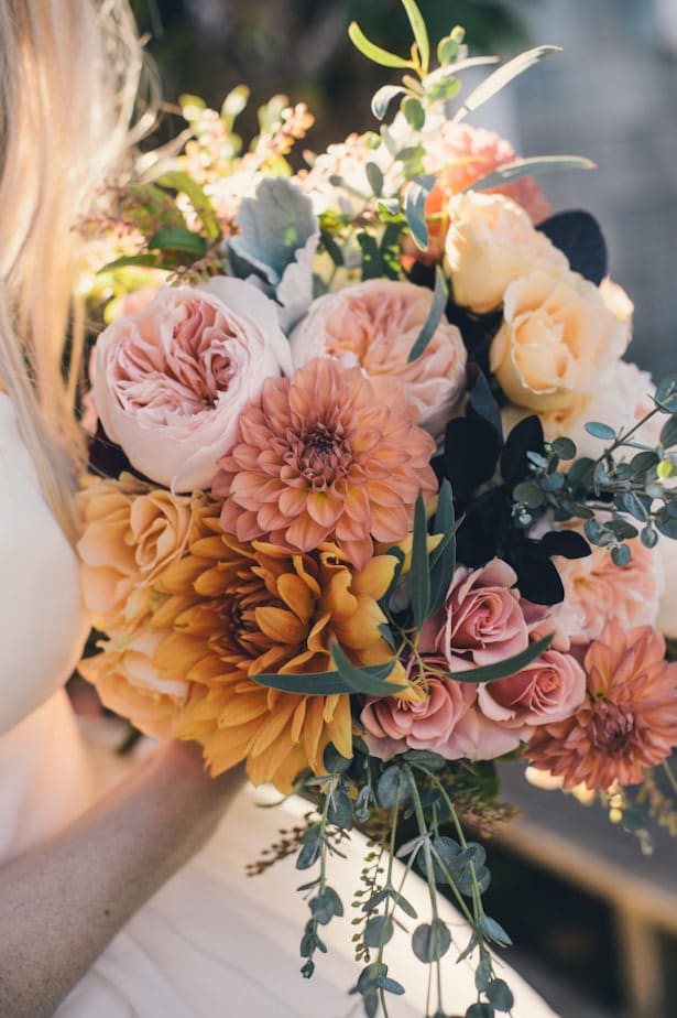 bouquet de mariée automne