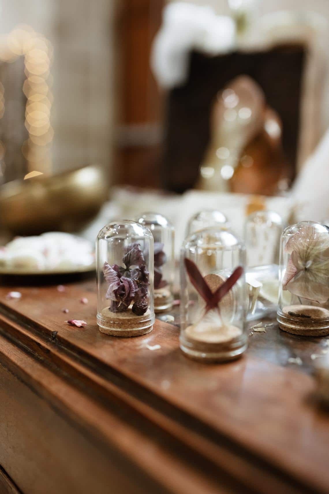 fleurs séchées Idées cadeaux pour les invités
