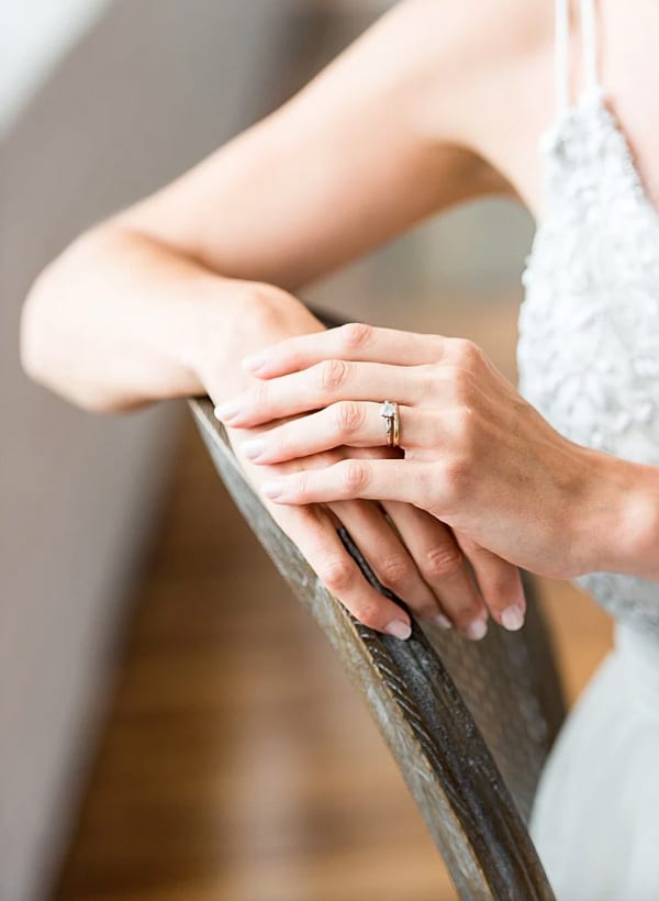 bague de fiançailles photo mariage