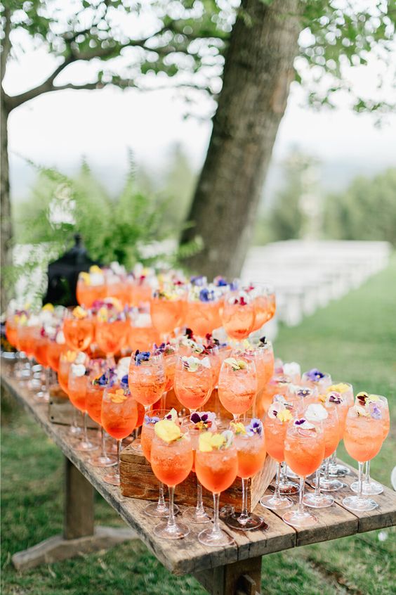 inspiration cocktail mariage