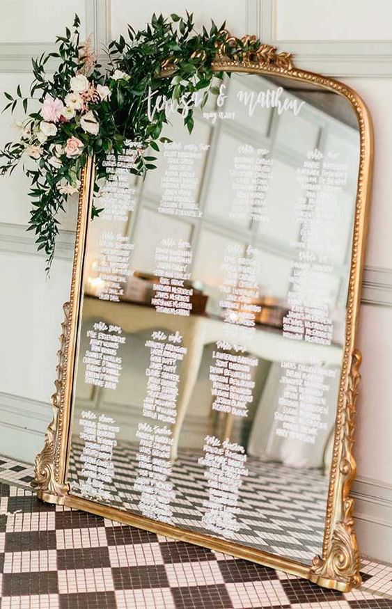 plan mariage miroir