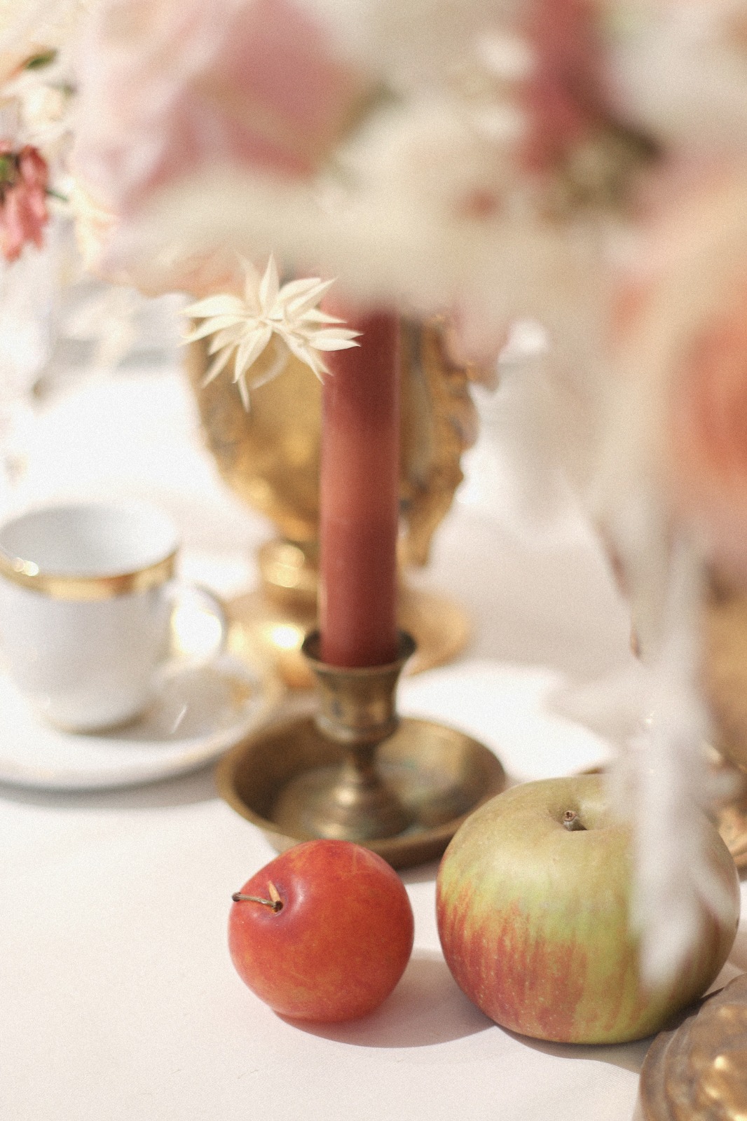 tendance déco fruits sur la table mariage bohème chic