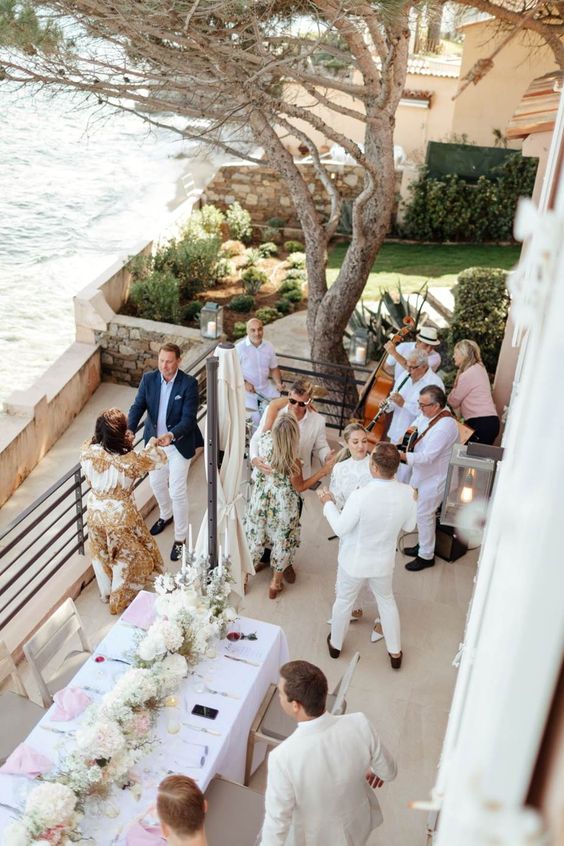 mariage à st tropez