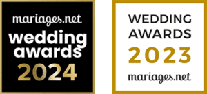 Logo awards 2023 et 2024 Atout Coeur Wedding Paris
